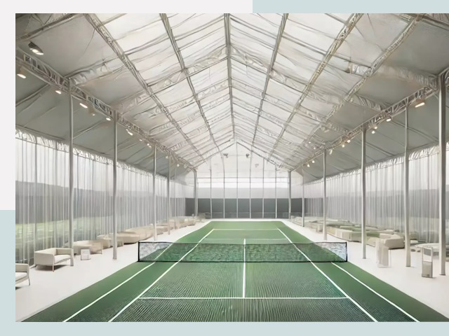 Строительство теннисных кортов в Рассказове