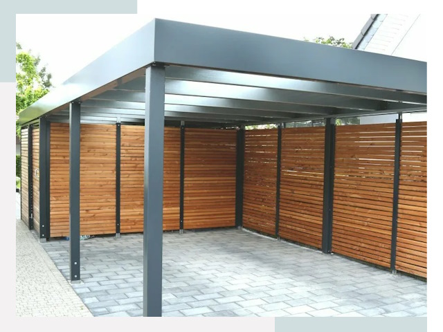 Навесы для парковки в Рассказове