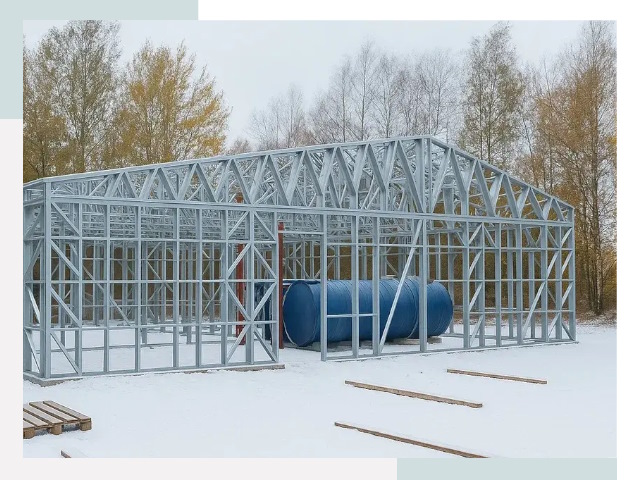 Металлические ангары в Рассказове