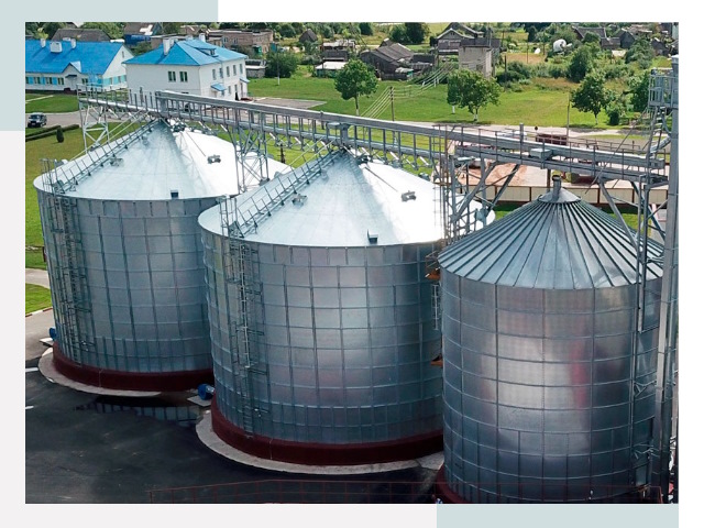 Металлические силосы в Рассказове