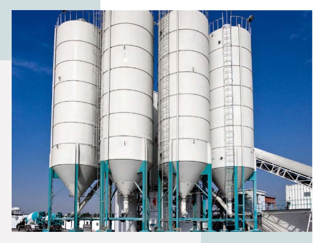Строительство цементных силосов в Рассказове