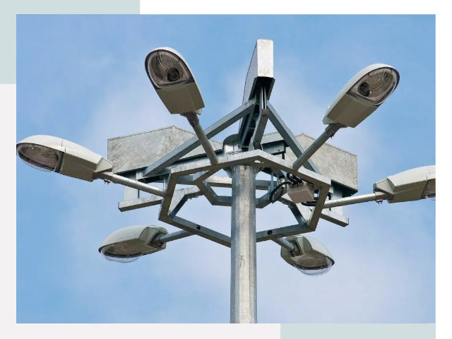 Монтаж осветительных мачт в Рассказове