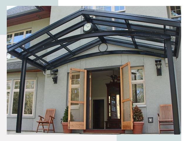 Козырьки металлические в Рассказове