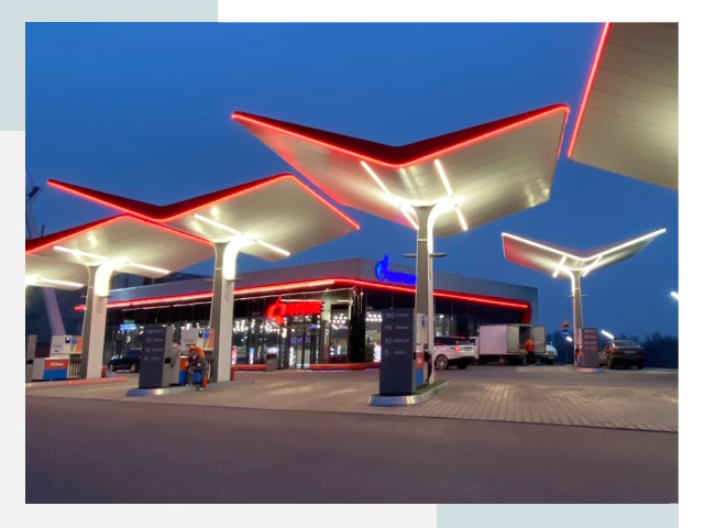 Навесы для АЗС в Рассказове