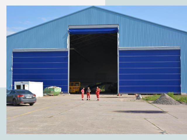 Ангарные ворота в Рассказово от СтальСтрой-Рсз по цене 613 руб.