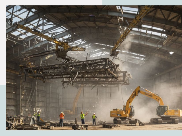 Демонтаж ангаров в Рассказове от 613 руб. за м²